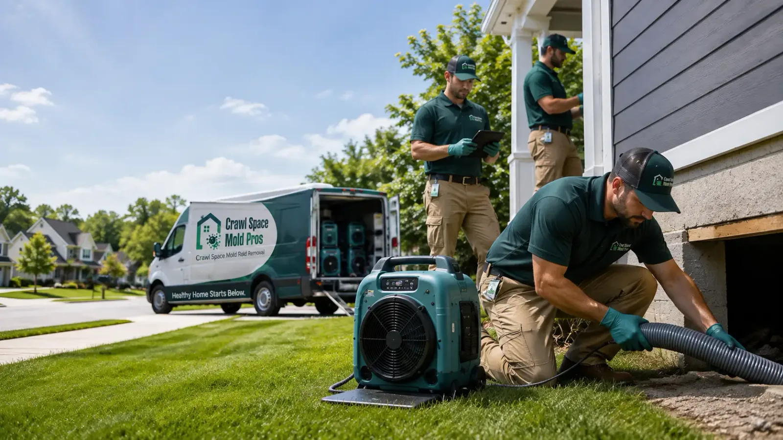 Crawl Space Mold Removal in Ohio, IL